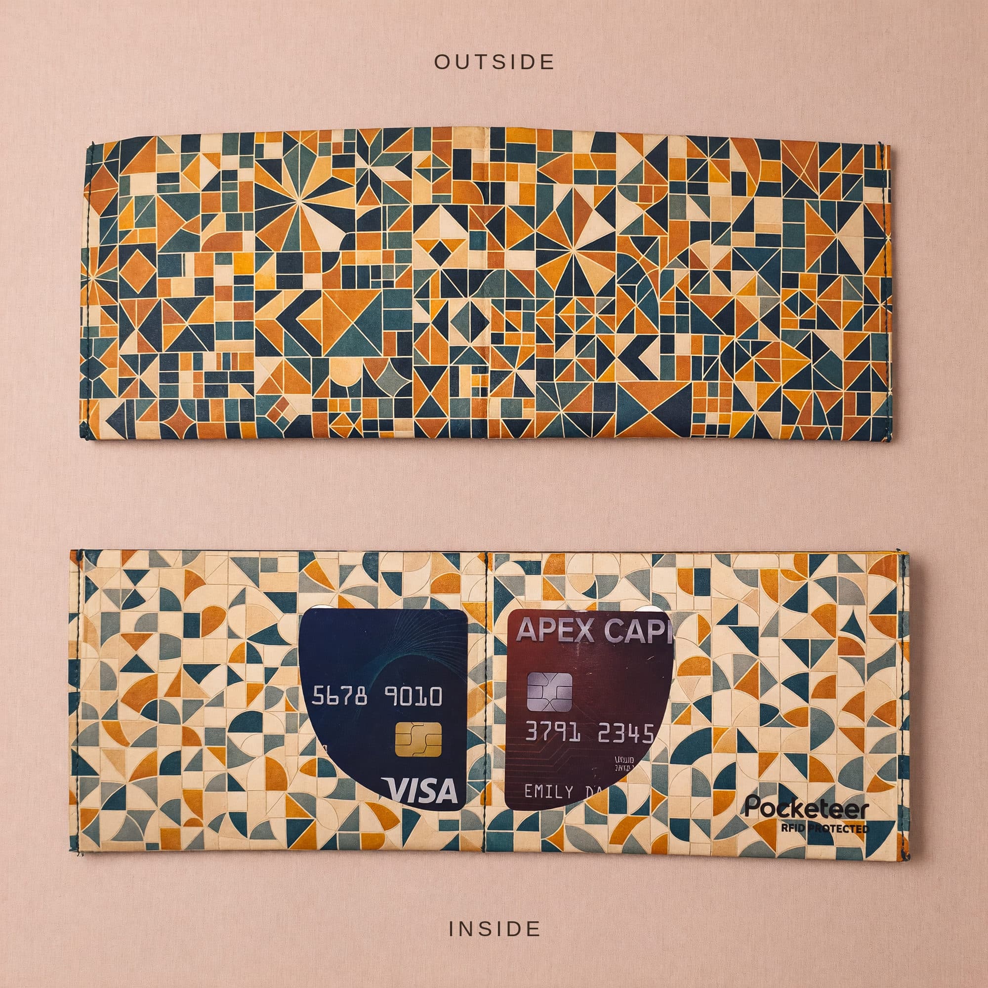 Mosaic outer and inner flat lay