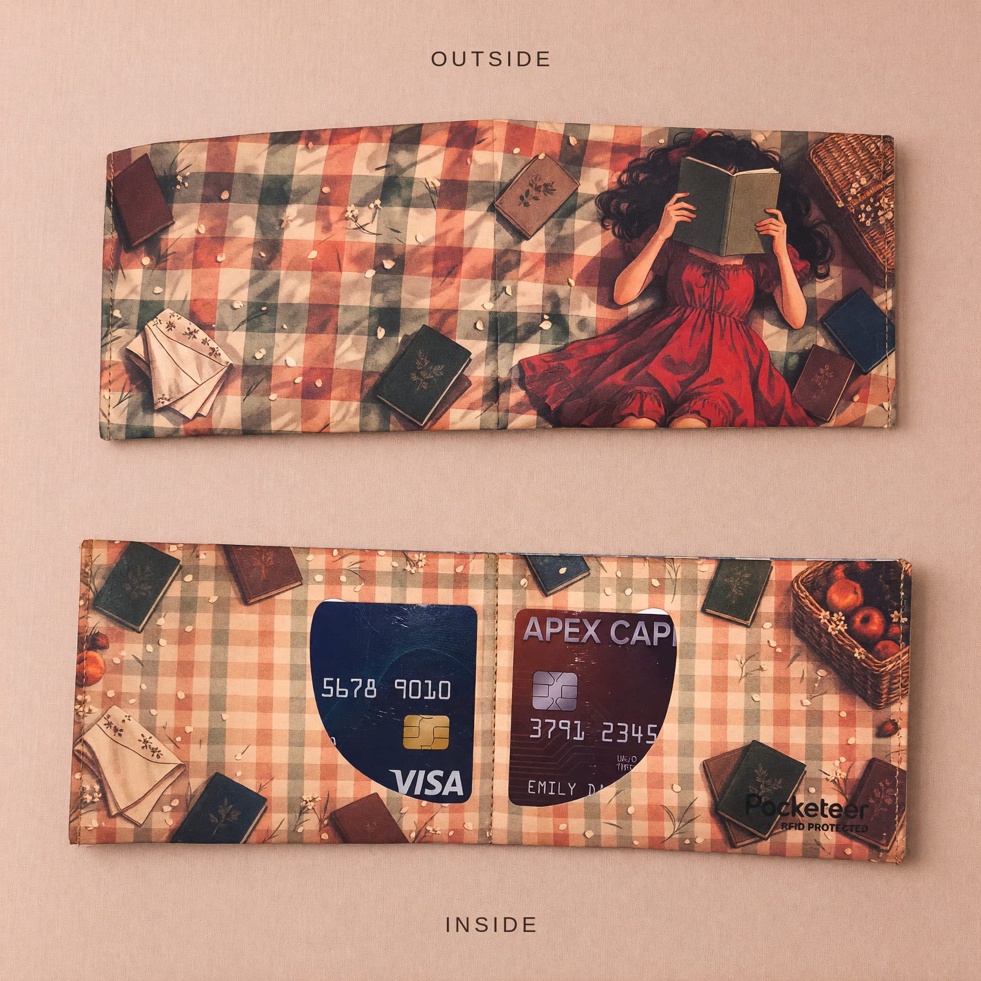 Picnic Girl outer and inner flat lay